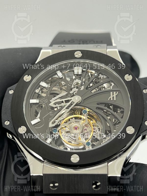 Товар Hublot Big Bang Tourbillion Skeleton Steel Фото 4 - Hublot Big Bang Tourbillion Skeleton Steel