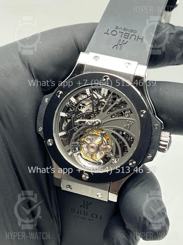 Товар Hublot Big Bang Tourbillion Skeleton Steel Фото 8 - Hublot Big Bang Tourbillion Skeleton Steel