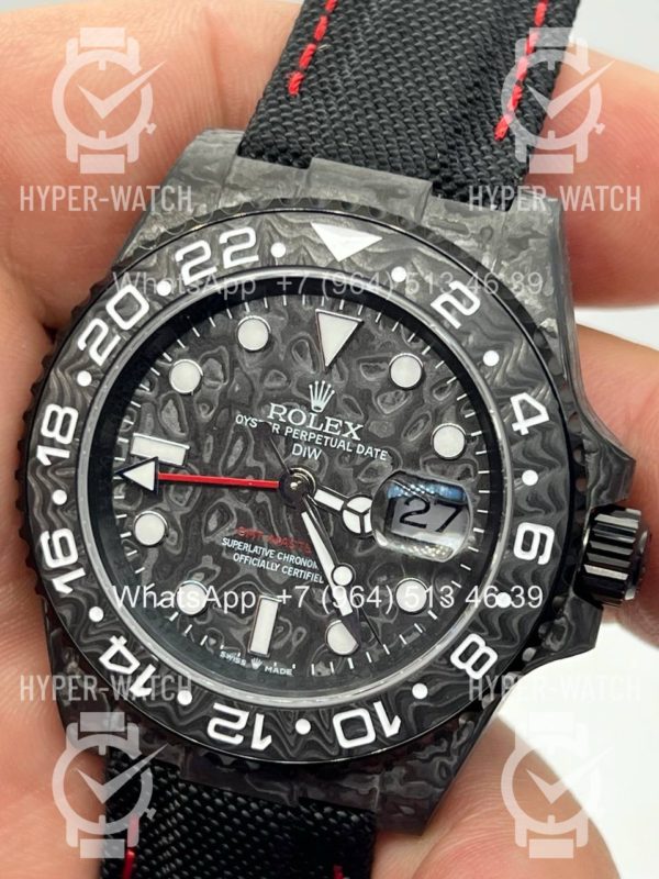 Товар Rolex GMT Master II 40mm Carbon DIW All Black Edition Фото 5 - Rolex GMT Master II 40mm Carbon DIW All Black Edition