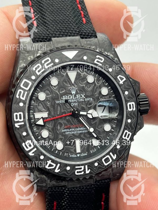 Товар Rolex GMT Master II 40mm Carbon DIW All Black Edition Фото 6 - Rolex GMT Master II 40mm Carbon DIW All Black Edition