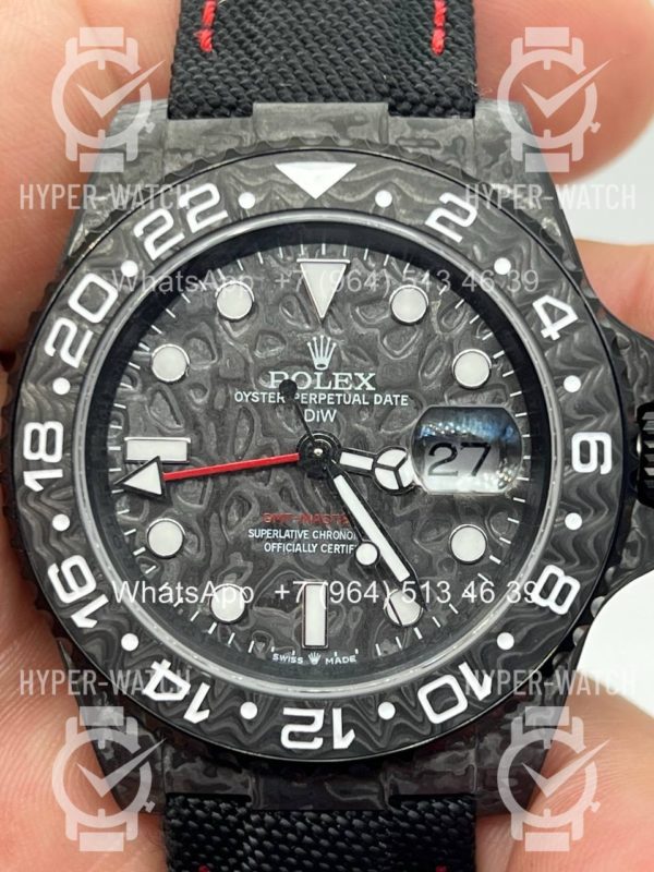 Товар Rolex GMT Master II 40mm Carbon DIW All Black Edition Фото 8 - Rolex GMT Master II 40mm Carbon DIW All Black Edition