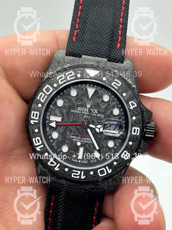 Товар Rolex GMT Master II 40mm Carbon DIW All Black Edition Фото 12 - Rolex GMT Master II 40mm Carbon DIW All Black Edition