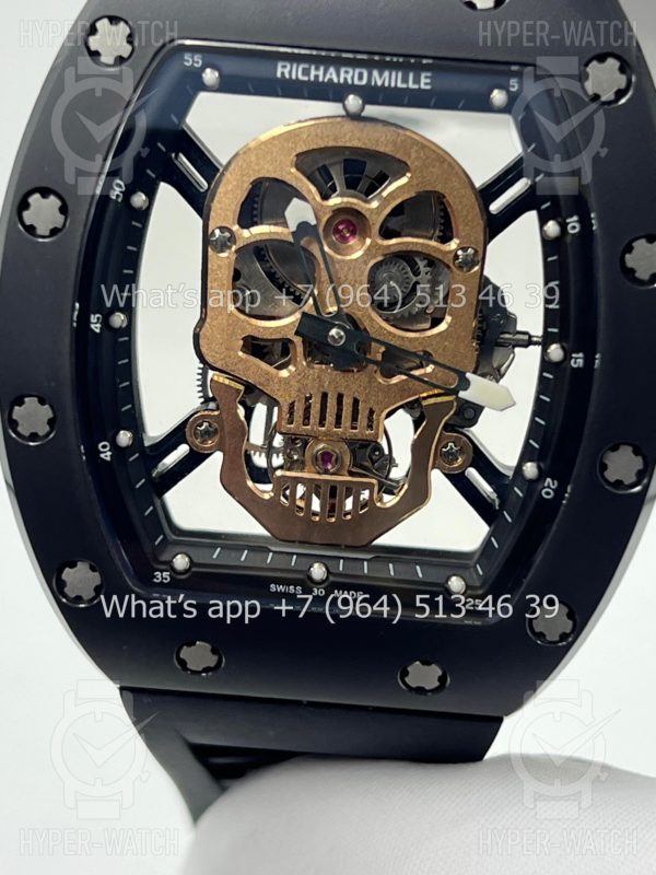 Товар Richard Mille RM 052 Skull Tourbillon Black Фото 3 - Richard Mille RM 052 Skull Tourbillon Black