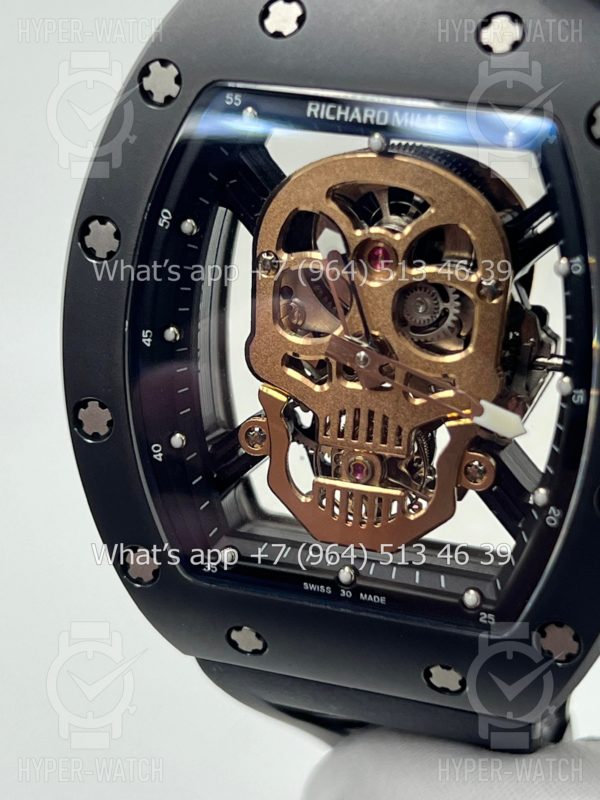 Товар Richard Mille RM 052 Skull Tourbillon Black Фото 4 - Richard Mille RM 052 Skull Tourbillon Black