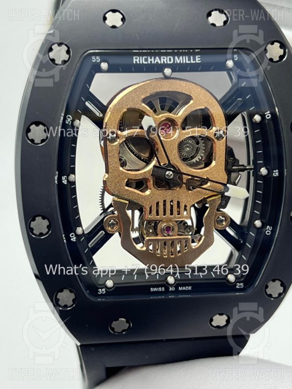Товар Richard Mille RM 052 Skull Tourbillon Black Фото 5 - Richard Mille RM 052 Skull Tourbillon Black