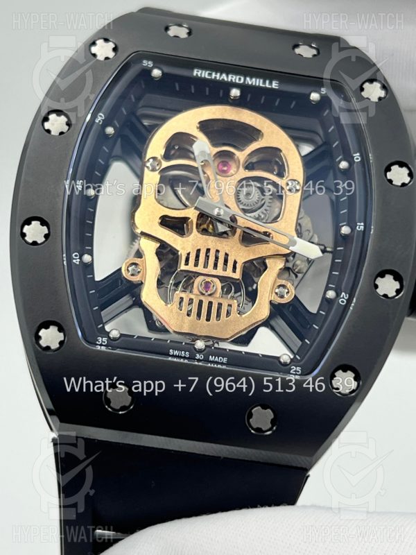 Товар Richard Mille RM 052 Skull Tourbillon Black Фото 6 - Richard Mille RM 052 Skull Tourbillon Black