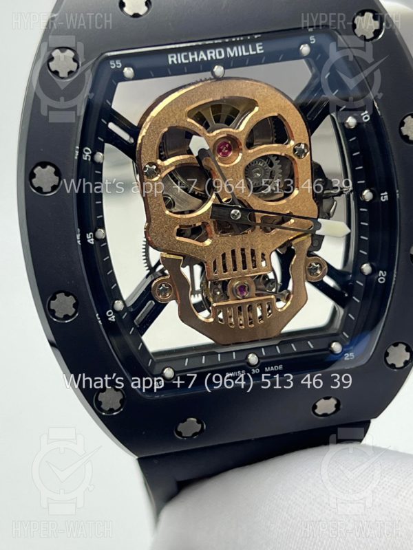 Товар Richard Mille RM 052 Skull Tourbillon Black Фото 7 - Richard Mille RM 052 Skull Tourbillon Black