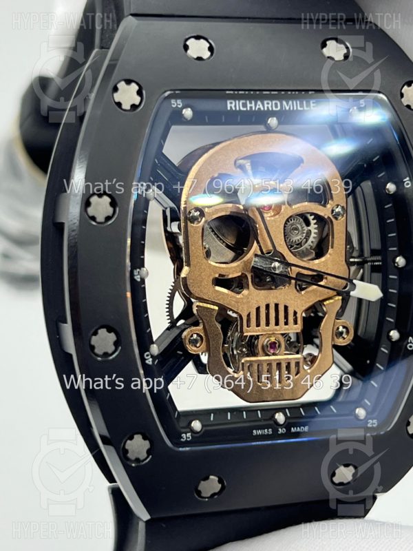 Товар Richard Mille RM 052 Skull Tourbillon Black Фото 8 - Richard Mille RM 052 Skull Tourbillon Black