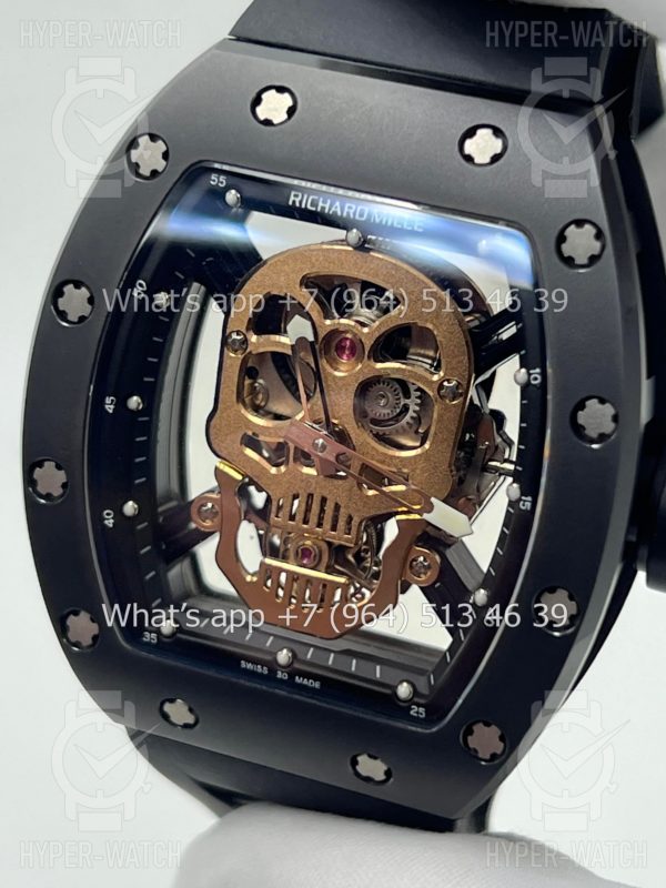 Товар Richard Mille RM 052 Skull Tourbillon Black Фото 9 - Richard Mille RM 052 Skull Tourbillon Black