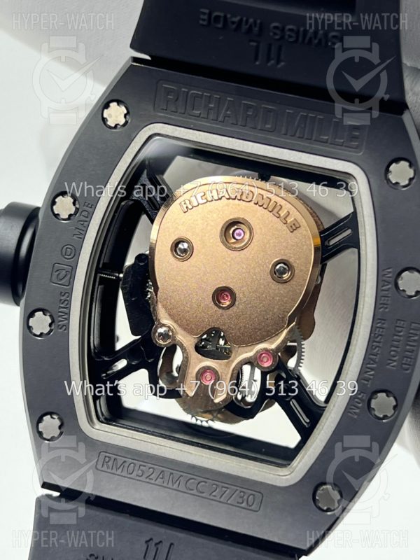 Товар Richard Mille RM 052 Skull Tourbillon Black Фото 11 - Richard Mille RM 052 Skull Tourbillon Black