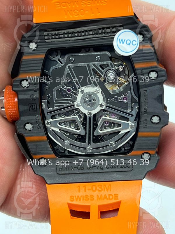 Товар Richard Mille RM 011-03 McLaren Orange Фото 15 - Richard Mille RM 011-03 McLaren Orange