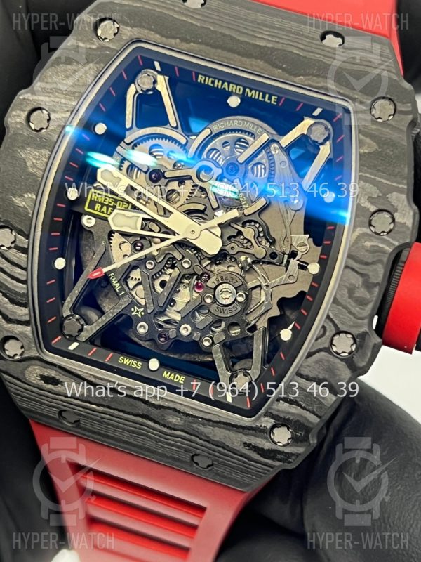 Фото 3 - Richard Mille RM 035-02 Rafa Carbon Black Red Art 2365