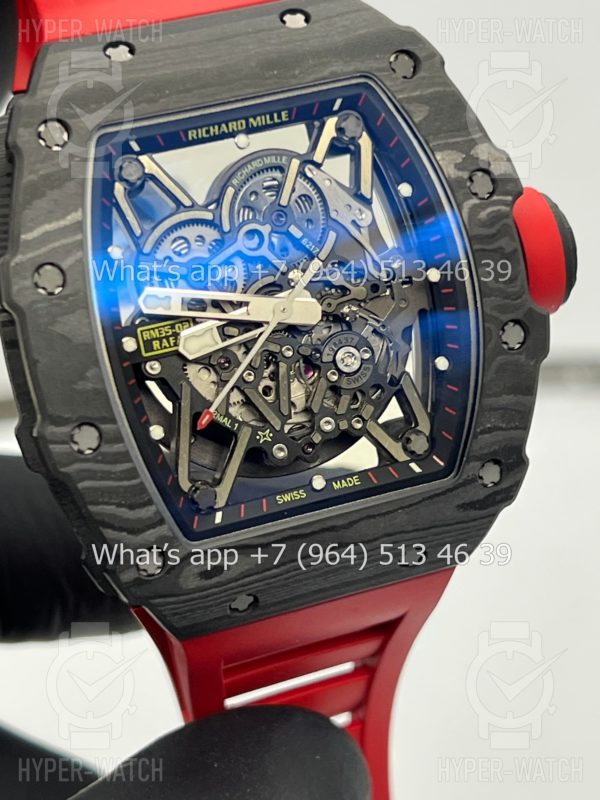 Фото 11 - Richard Mille RM 035-02 Rafa Carbon Black Red Art 2365