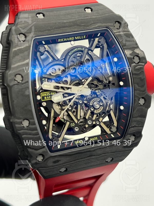 Фото 12 - Richard Mille RM 035-02 Rafa Carbon Black Red Art 2365