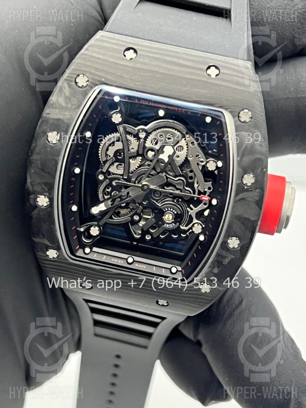 Фото 2 - Richard Mille RM 055 Carbon Black Red