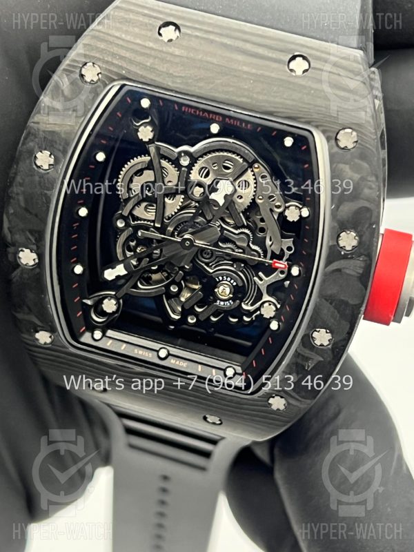 Фото 3 - Richard Mille RM 055 Carbon Black Red