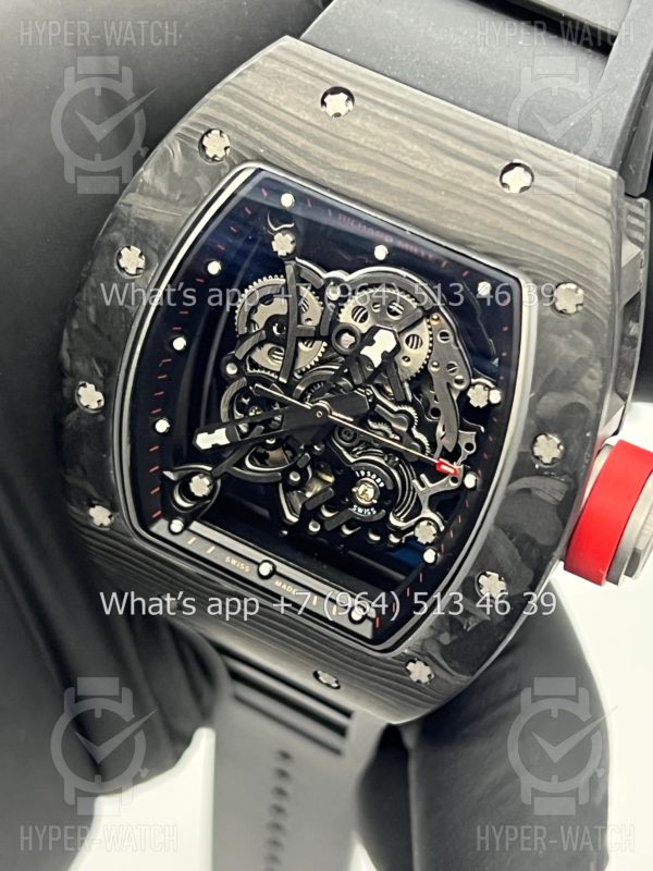 Фото 4 - Richard Mille RM 055 Carbon Black Red