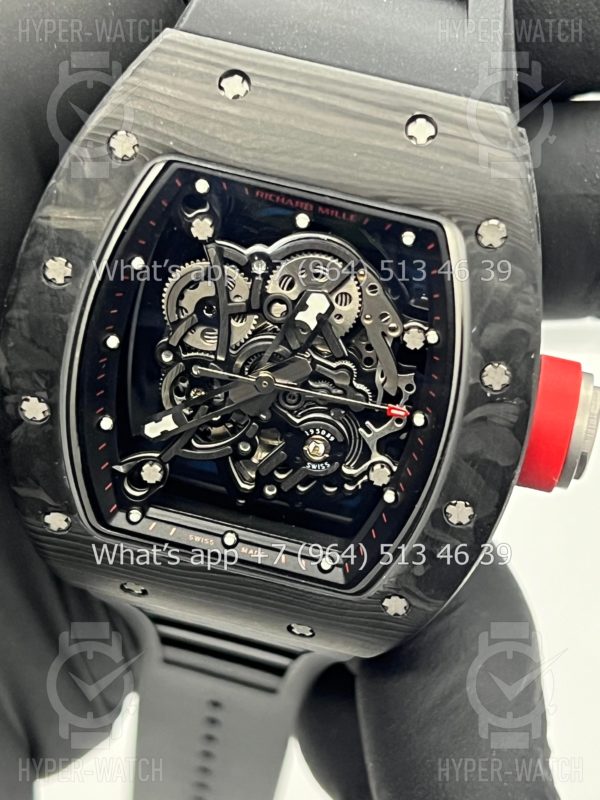 Фото 5 - Richard Mille RM 055 Carbon Black Red