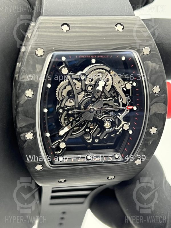 Фото 6 - Richard Mille RM 055 Carbon Black Red