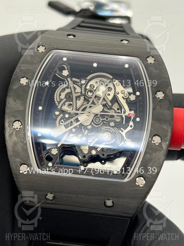 Фото 7 - Richard Mille RM 055 Carbon Black Red