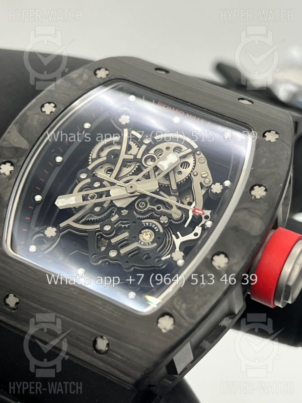 Фото 8 - Richard Mille RM 055 Carbon Black Red