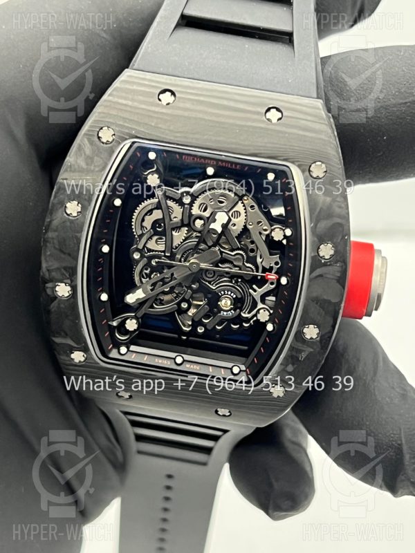 Фото 10 - Richard Mille RM 055 Carbon Black Red