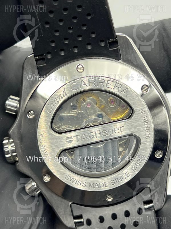 Фото 11 - TAG Heuer Grand Carrera 43mm CAV511A.BA0902