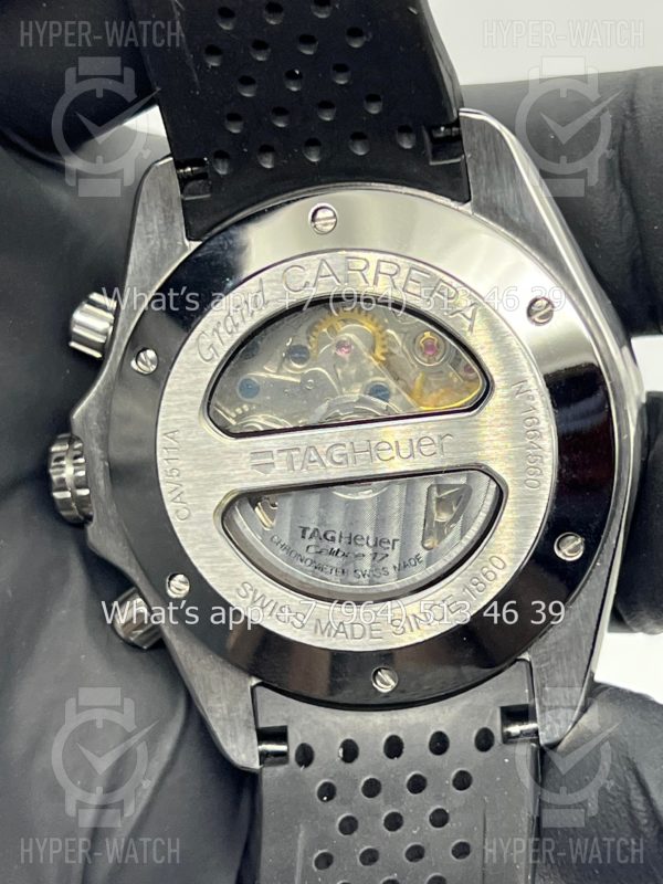 Фото 12 - TAG Heuer Grand Carrera 43mm CAV511A.BA0902