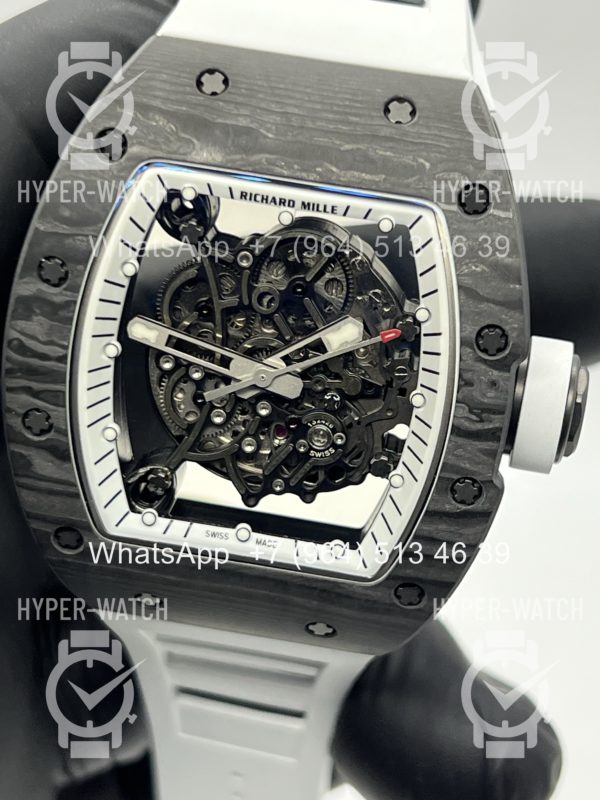 Фото 2 - Richard Mille RM 055 Carbon Black White
