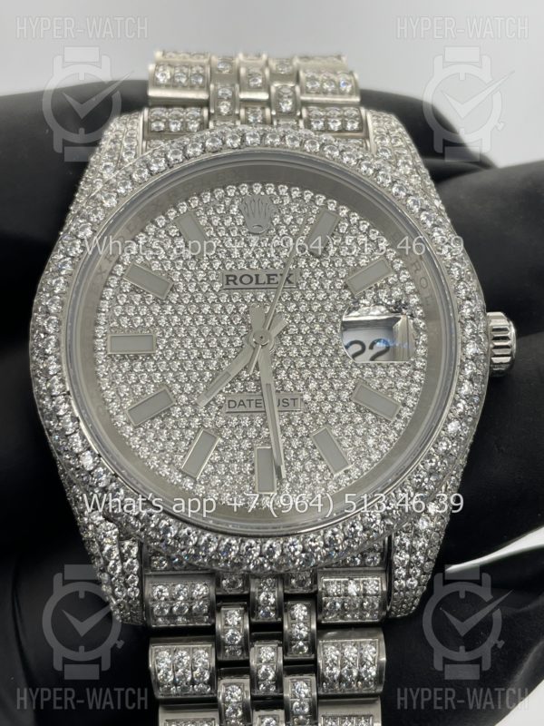 Фото 2 - Rolex DateJust 41mm 126300 Custom Diamonds