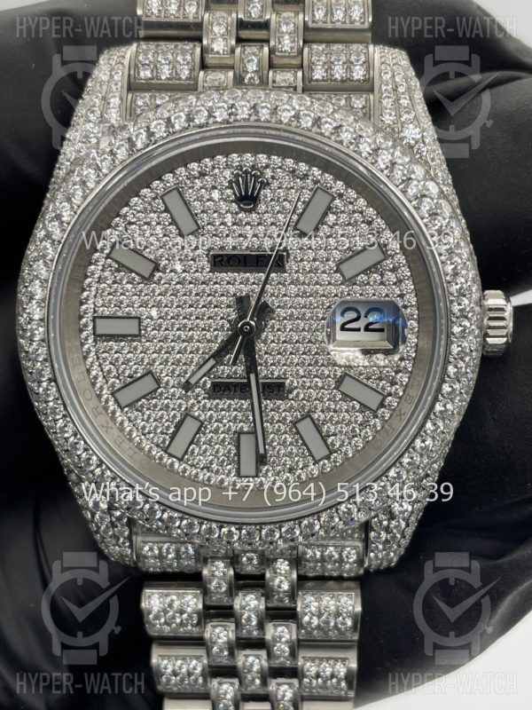 Фото 3 - Rolex DateJust 41mm 126300 Custom Diamonds