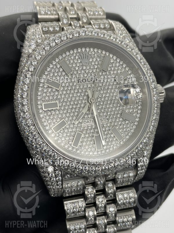 Фото 4 - Rolex DateJust 41mm 126300 Custom Diamonds