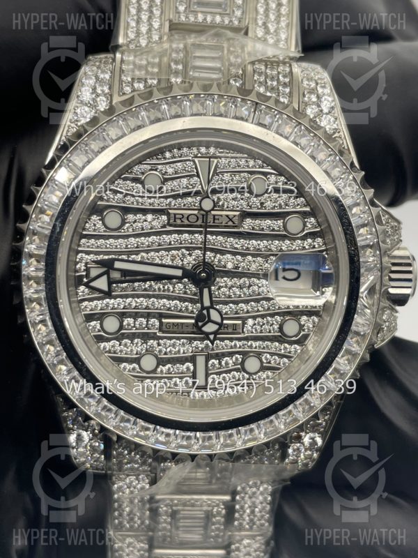 Товар Rolex GMT Master II 40mm 116710 Full Diamond Фото 2 - Rolex GMT Master II 40mm 116710 Full Diamond