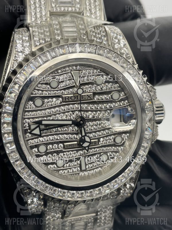Товар Rolex GMT Master II 40mm 116710 Full Diamond Фото 3 - Rolex GMT Master II 40mm 116710 Full Diamond
