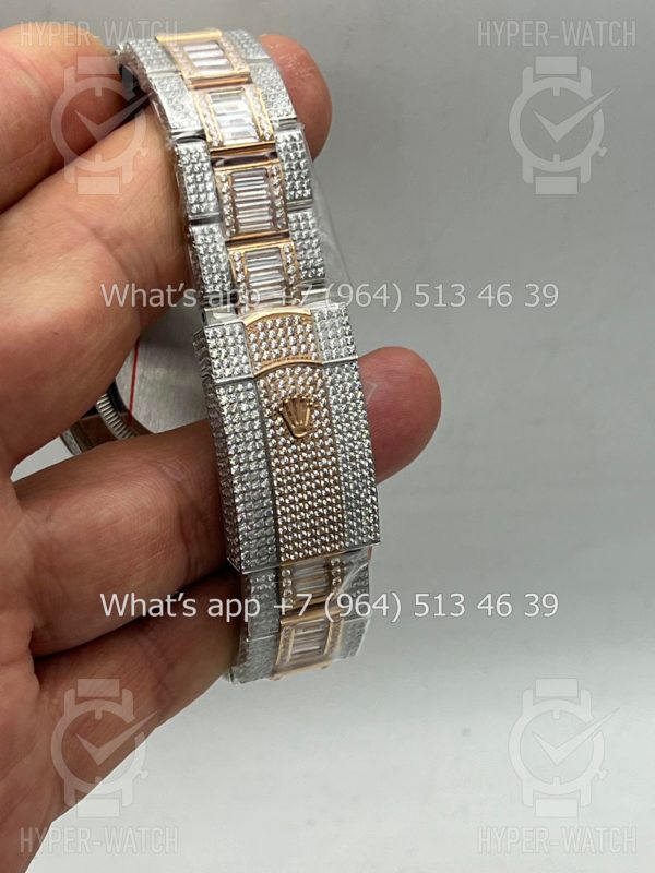 Товар Rolex Datejust 41mm 126300 Full Pave Rose Gold Фото 4 - Rolex Datejust 41mm 126300 Full Pave Rose Gold