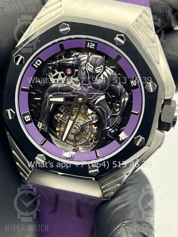 Фото 2 - Audemars Piguet Royal Oak Concept Black Panther Flying Tourbillon 26620IO.OO.D077CA.01