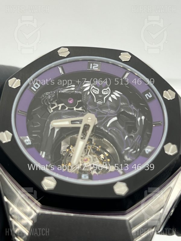 Фото 7 - Audemars Piguet Royal Oak Concept Black Panther Flying Tourbillon 26620IO.OO.D077CA.01