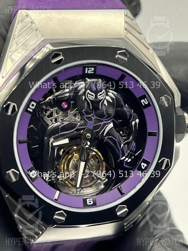 Фото 8 - Audemars Piguet Royal Oak Concept Black Panther Flying Tourbillon 26620IO.OO.D077CA.01