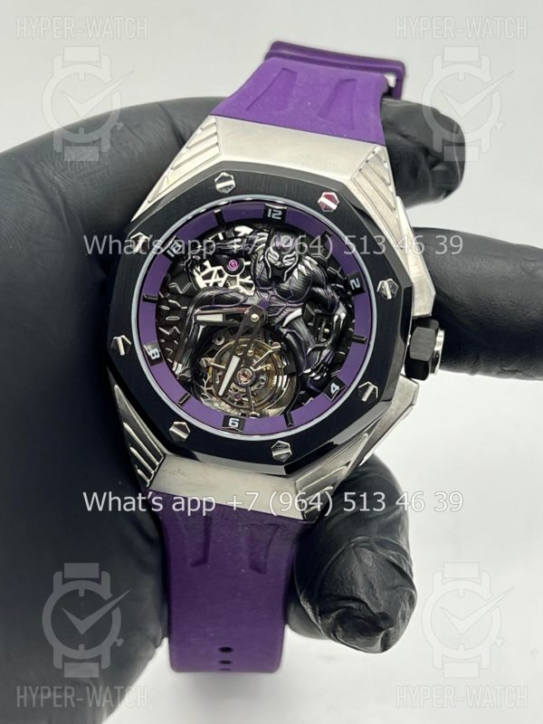 Фото 9 - Audemars Piguet Royal Oak Concept Black Panther Flying Tourbillon 26620IO.OO.D077CA.01