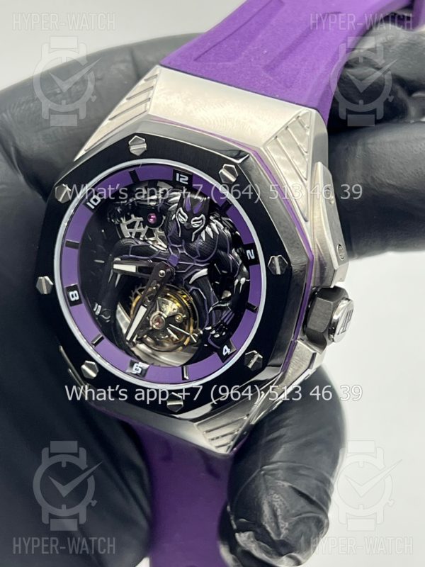 Фото 14 - Audemars Piguet Royal Oak Concept Black Panther Flying Tourbillon 26620IO.OO.D077CA.01