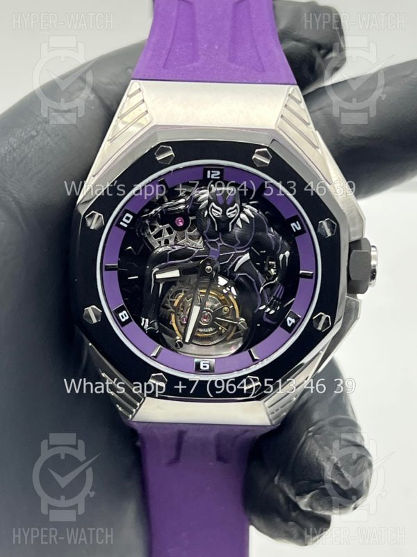Фото 15 - Audemars Piguet Royal Oak Concept Black Panther Flying Tourbillon 26620IO.OO.D077CA.01