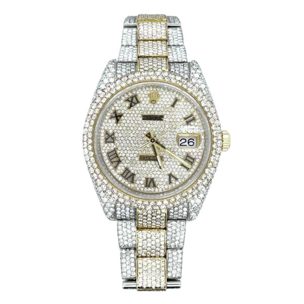 Товар Rolex Datejust 41mm 126300 Full Pave Yellow Gold Фото 1 - Rolex Datejust 41mm 126300 Full Pave Yellow Gold