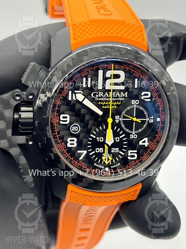 Товар Graham Chronofighter Superlight Orange 2CCBK.O01A 47mm Фото 4 - Graham Chronofighter Superlight Orange 2CCBK.O01A 47mm