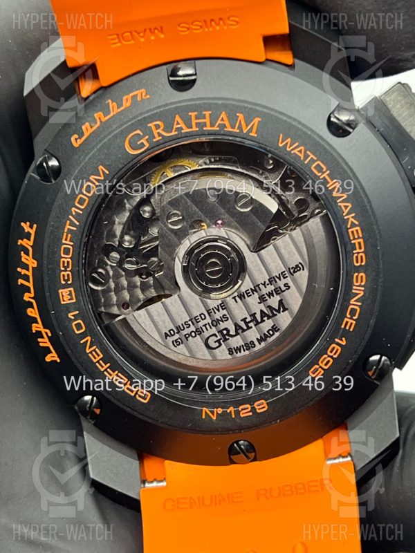 Товар Graham Chronofighter Superlight Orange 2CCBK.O01A 47mm Фото 15 - Graham Chronofighter Superlight Orange 2CCBK.O01A 47mm