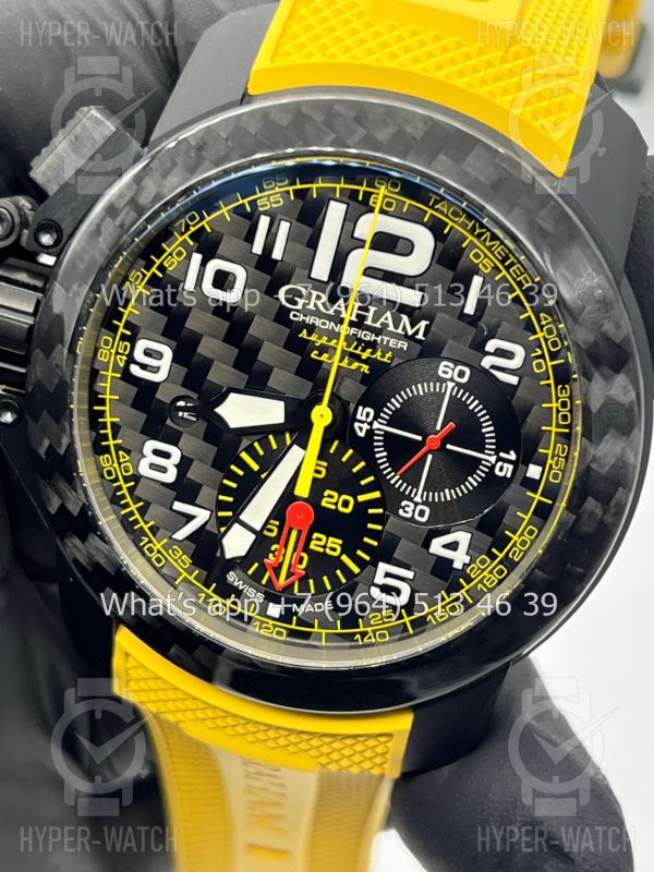 Товар Graham Chronofighter Superlight Yellow 2CCBK.B15A.K103K Фото 3 - Graham Chronofighter Superlight Yellow 2CCBK.B15A.K103K