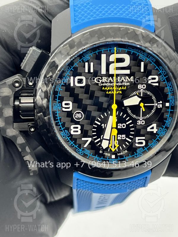 Товар Graham Chronofighter Superlight Carbon 2CCBK.B30A Фото 3 - Graham Chronofighter Superlight Carbon 2CCBK.B30A