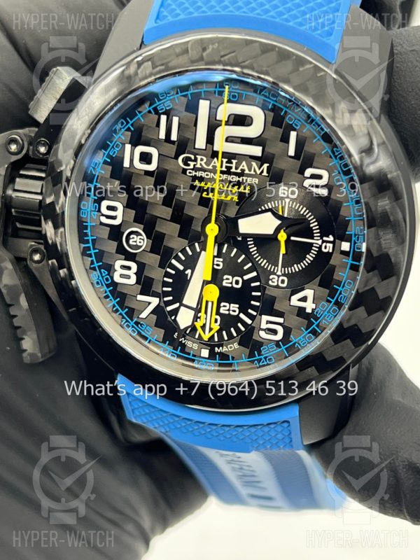 Товар Graham Chronofighter Superlight Carbon 2CCBK.B30A Фото 5 - Graham Chronofighter Superlight Carbon 2CCBK.B30A