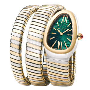 Фото 41 - Bvlgari Serpenti Tubogas 35mm Green Yellow