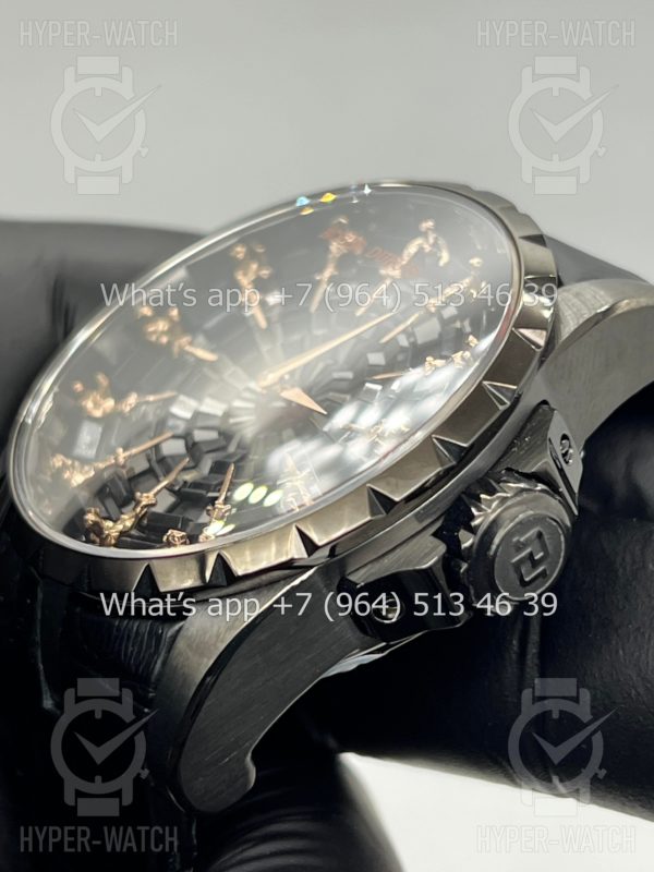 Фото 6 - Roger Dubuis Excalibur 45mm Knights Of The Round Table Black