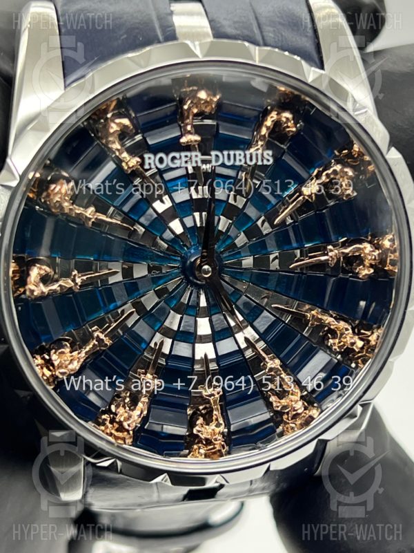 Фото 9 - Roger Dubuis Excalibur 45mm Knights Of The Round Table IV Blue
